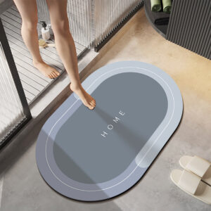 Homska Bathroom Floor Mat Water Absorbing Mat