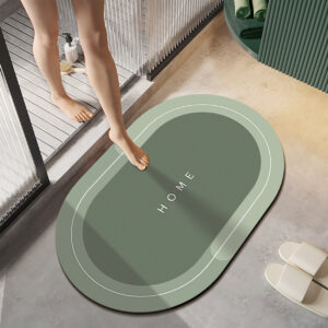 Homska Bathroom Floor Mat Water Absorbing Mat