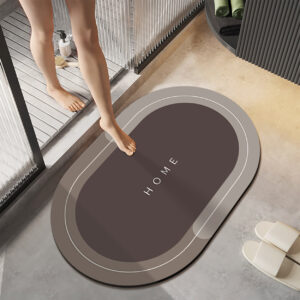 Homska Bathroom Floor Mat Water Absorbing Mat
