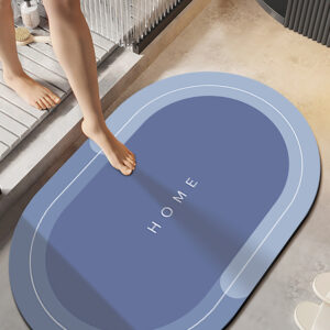 Homska Bathroom Floor Mat Water Absorbing Mat