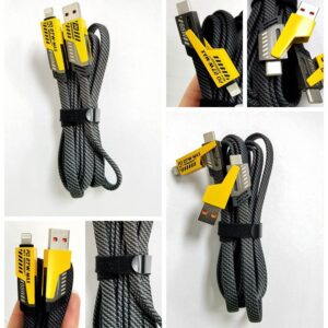 Homska Four in one charging & sync wire 27w pd + 65w