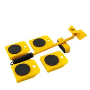 Heavy Duty Wheel Pads Furniture Pads | Easy and Safe Moving Slider Tools (Red, Pack of 8)