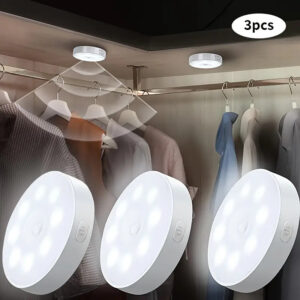 Homska Motion Sensor LED Light Set of 3, a battery-operated, smart lighting solution