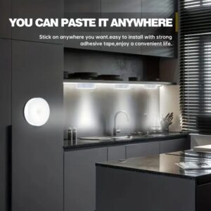 Homska Motion Sensor LED Light Set of 3, a battery-operated, smart lighting solution