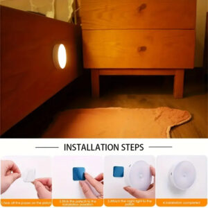 Homska Motion Sensor LED Light Set of 3, a battery-operated, smart lighting solution