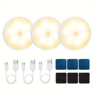 Homska Motion Sensor LED Light Set of 3, a battery-operated, smart lighting solution